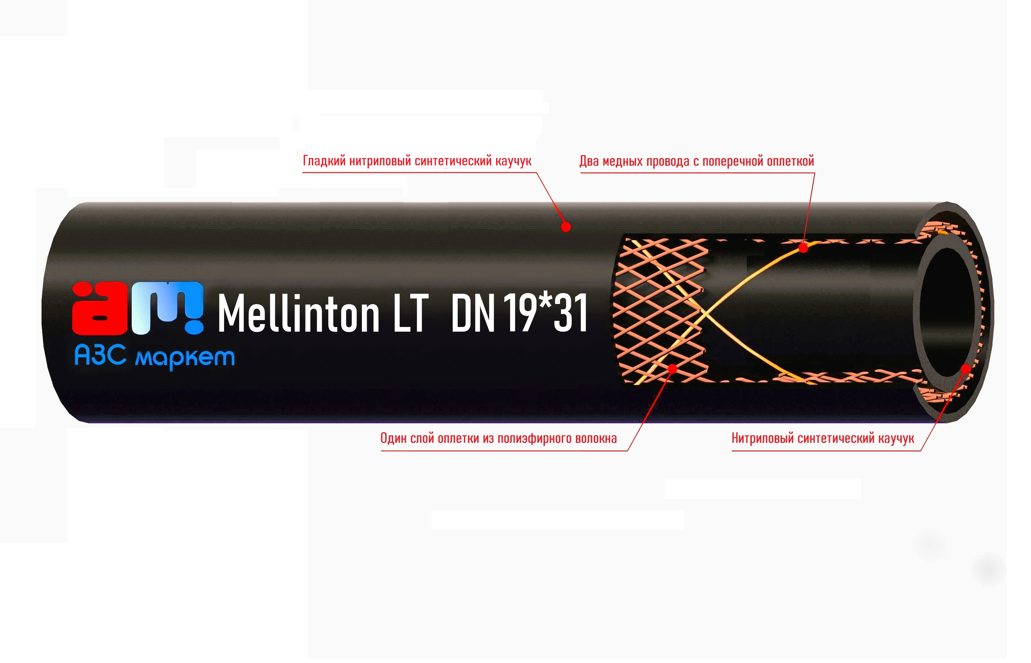 РУКАВ МБС 19*6,0 Mellinton LT 